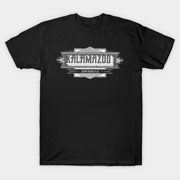 Vintage Kalamazoo, MI T-Shirt by DonDota